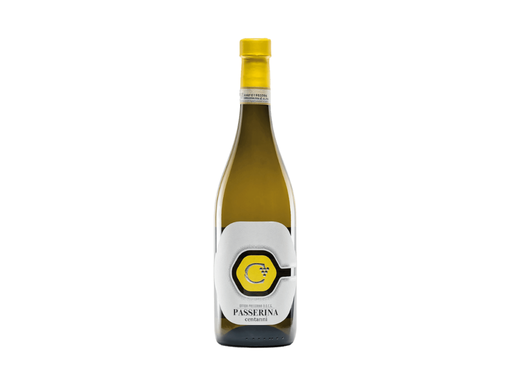 A bottle of white wine