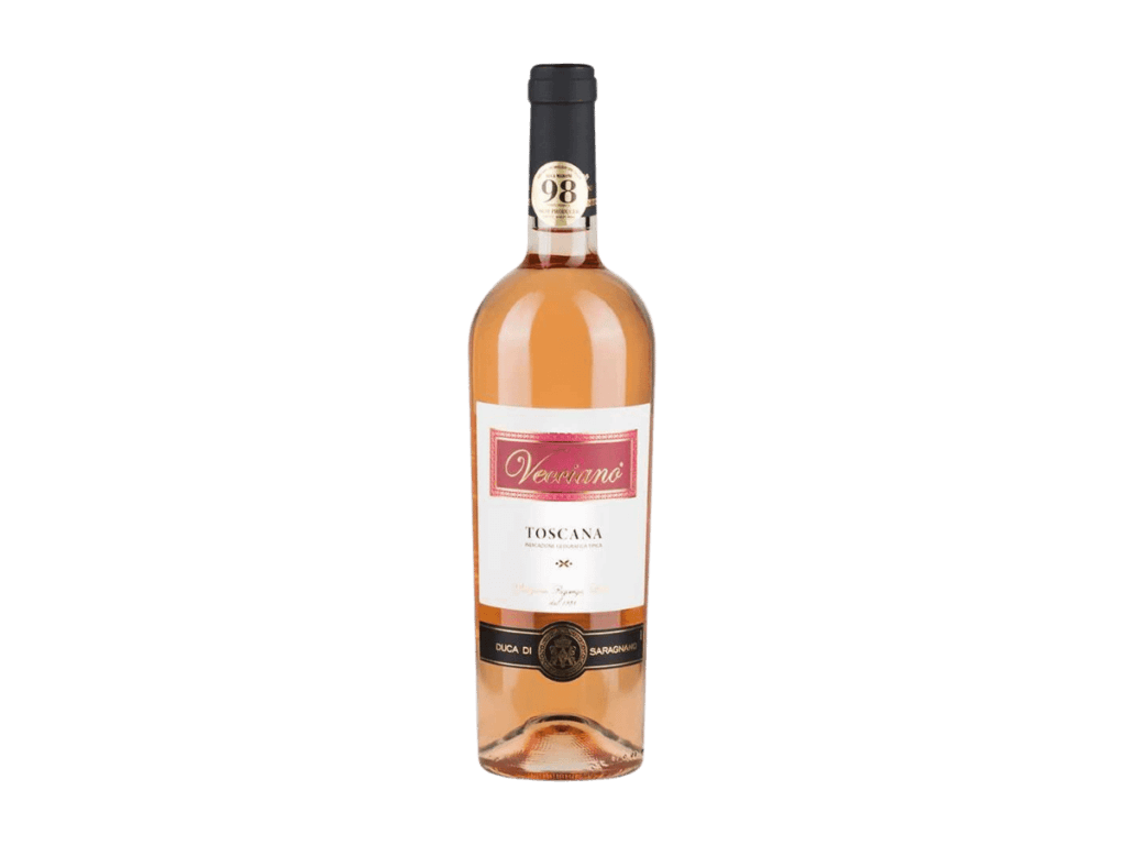 A bottle of rose wine 0.75 l